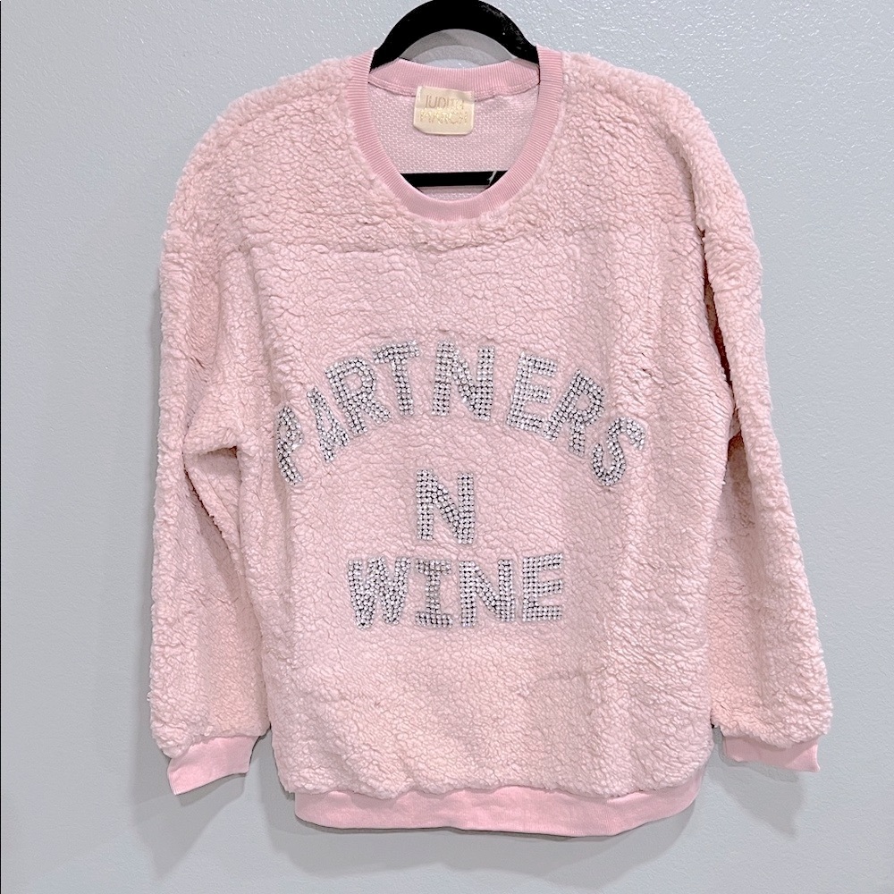NWOT Judith March Partners N Wine Sweater